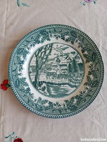 Antigüedades: LOTE DE 8 PLATOS ANTIGUOS DE PORCELANA JAPONESA